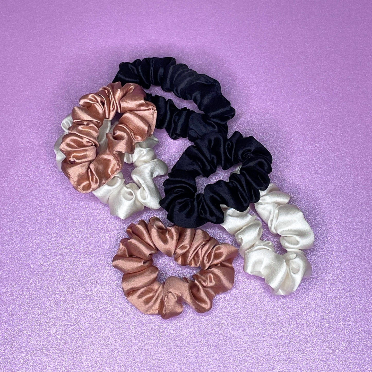 100% Silk: Mini Scrunchies